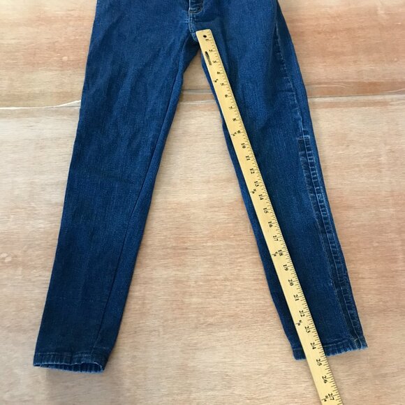 Vintage Baby Phat Bootcut Jeans Women Size 5 Blue Mid Rise Dark Wash Preppy - Picture 7 of 14